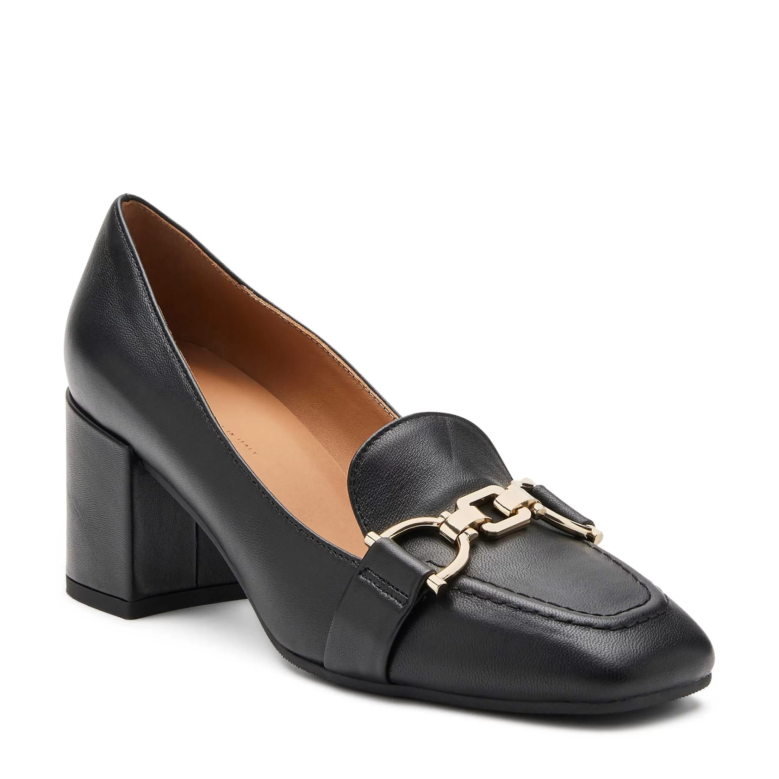Eleganti Ballerine con Tacco in Pelle per Donna - Design Classico e Confortevole