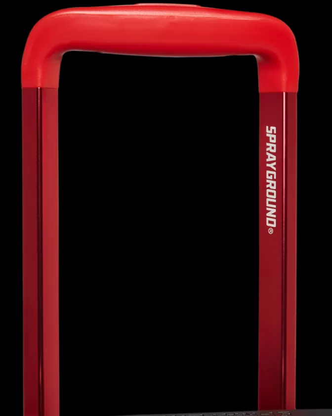 Sprayground Valigia Cabina Scocca Rigida - Design Avanguardistico Squalo 3D, Nero | Edizione Outlet Esclusiva