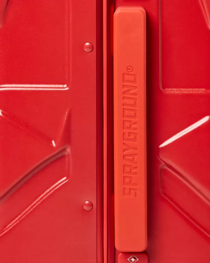 Sprayground - Valigia Cabina Rigida con Design Shark, Rosso - Prezzo Imbattibile!