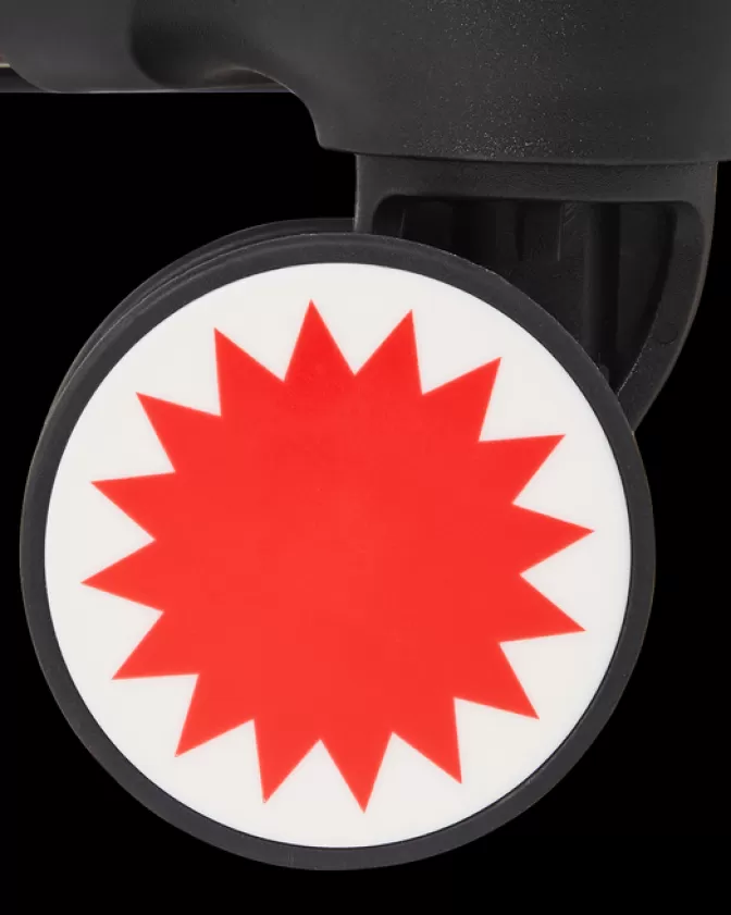 Sprayground - Valigia Cabina Rigida con Design Shark, Rosso - Prezzo Imbattibile!