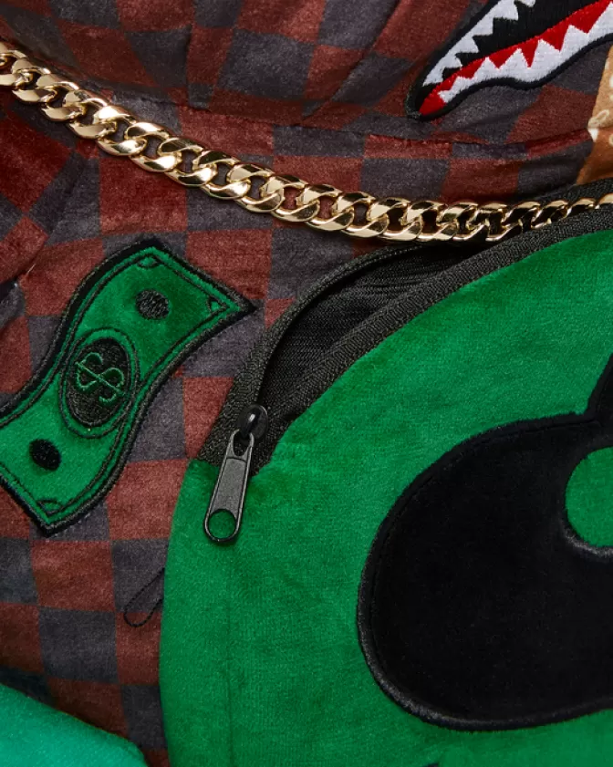 Zaino Orsacchiotto Sprayground: Stile Unico con Design Moneta e Mappa - Edizione Parigi vs Firenze per Appassionati di Moda