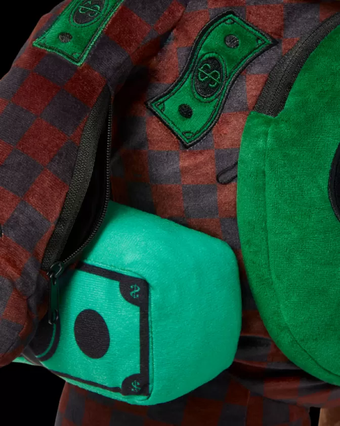 Zaino Orsacchiotto Sprayground: Stile Unico con Design Moneta e Mappa - Edizione Parigi vs Firenze per Appassionati di Moda