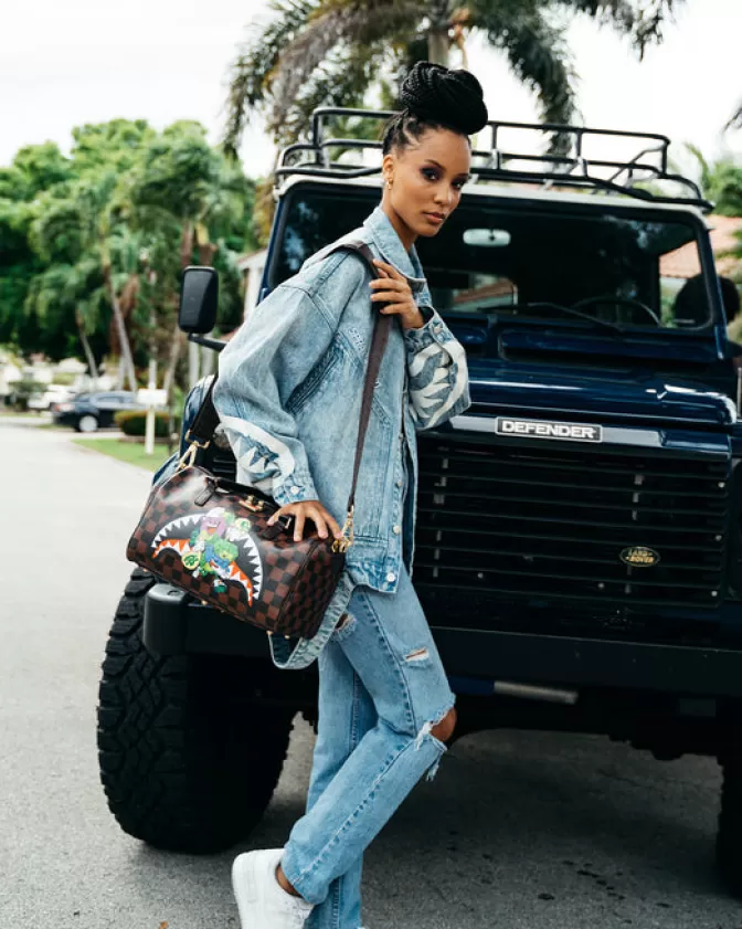 Sprayground Borse*Cacciatore di Ricchezza - Borsa da Viaggio Compatta Iconica