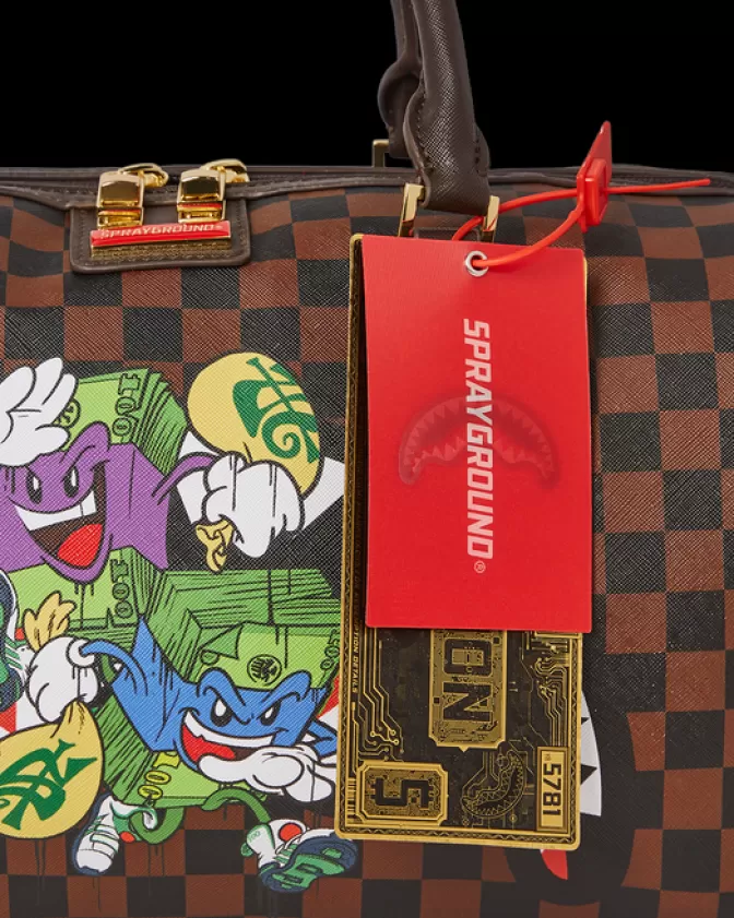 Sprayground Borse*Cacciatore di Ricchezza - Borsa da Viaggio Compatta Iconica