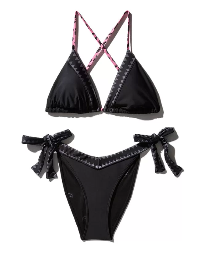 Costumi da Bagno Sprayground Glitter Oro - Bikini Notte Stile Audace con Dettagli Metallici, Modello Esclusivo per Serate Indimenticabili