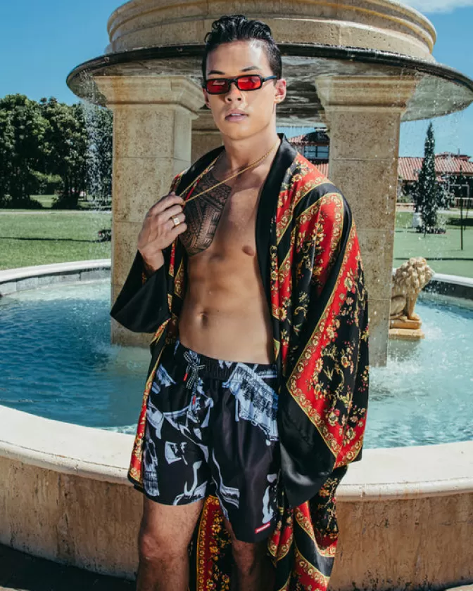 Sprayground Costumi da Bagno Uomo - Stampa Grafica 