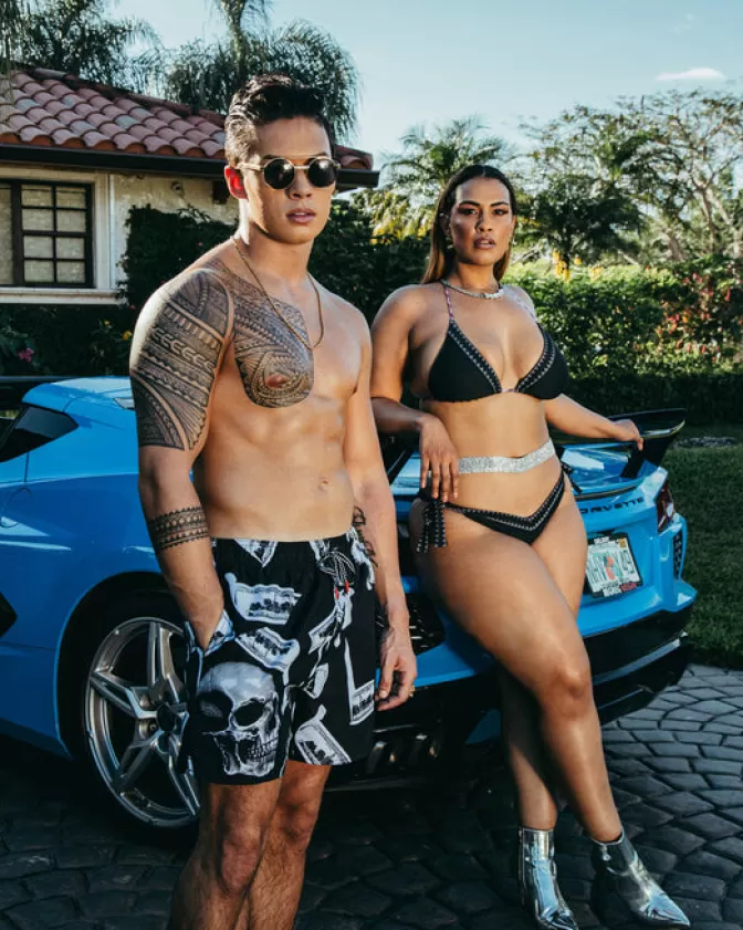 Sprayground Costumi da Bagno Uomo - Stampa Grafica 