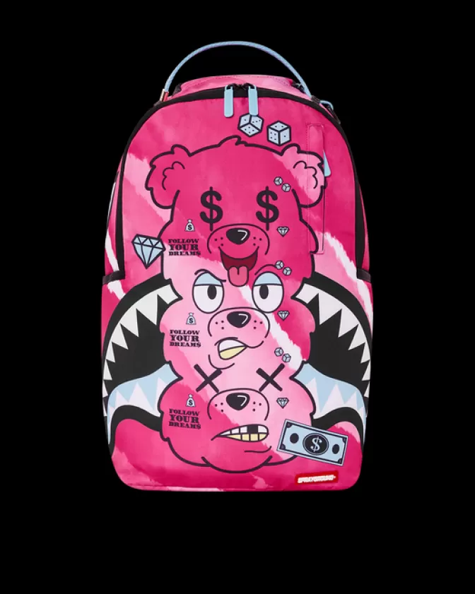 Zaino Sprayground MoneyBear - Impila e Viaggia: Design Unico con Tasche Modulari, Capienza XL per Stile Urbano