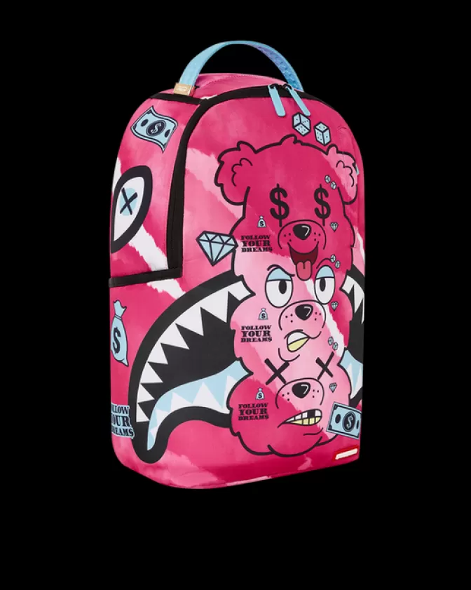Zaino Sprayground MoneyBear - Impila e Viaggia: Design Unico con Tasche Modulari, Capienza XL per Stile Urbano