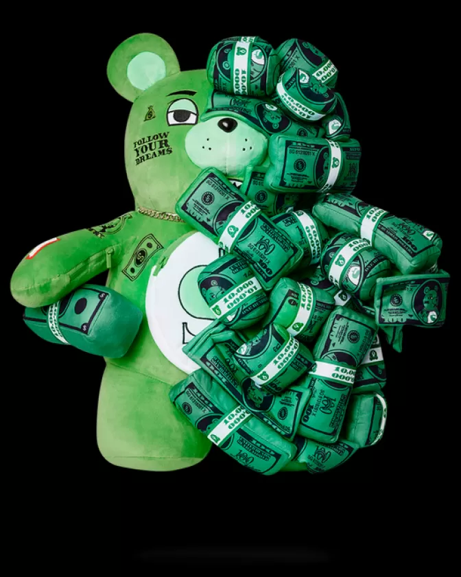 Sprayground - Zaini Peluche Orsetti con Design Moneybear | Modelli Zillions per Giovani Stravaganti, Capienza Pratica e Stile Irriverente