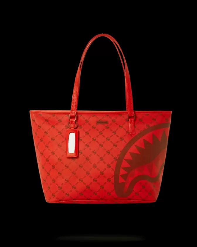 Borsa Sprayground Iconica con Stampa Moneygram e Design a Mattoni - Tote Urbana Unisex per Stile Streetwear