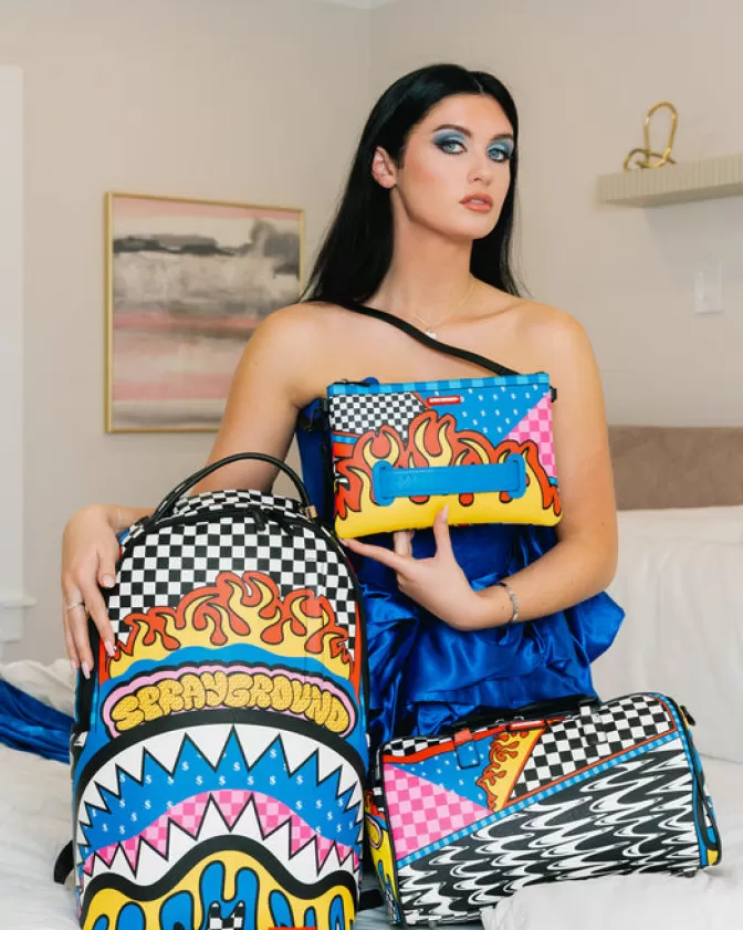 Borsa Sprayground Mosh Pit Compacta - Zaino Tascabile con Stile Audace per Avventure Urbane
