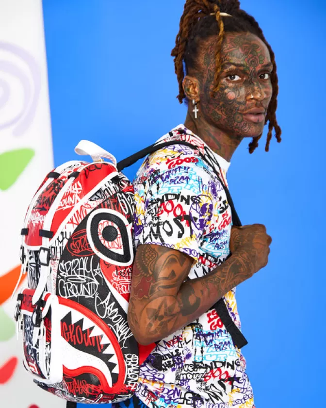 Zaino Sprayground HILLS - Mente Maestra Enigmatica con Tracce Geometriche e Design Avvolgente