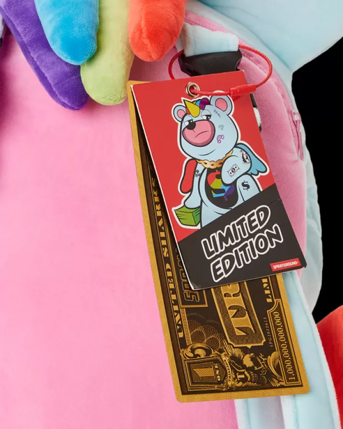 Zaini Sprayground Edizione Limitata Orsacchiotto - Design Iconico con Tasche Multifunzione, Stile Unico per Vita Urbana | Modello Moneybear Collezione Myth, Zaino Tascabile con Tasche Portamonete Integrate