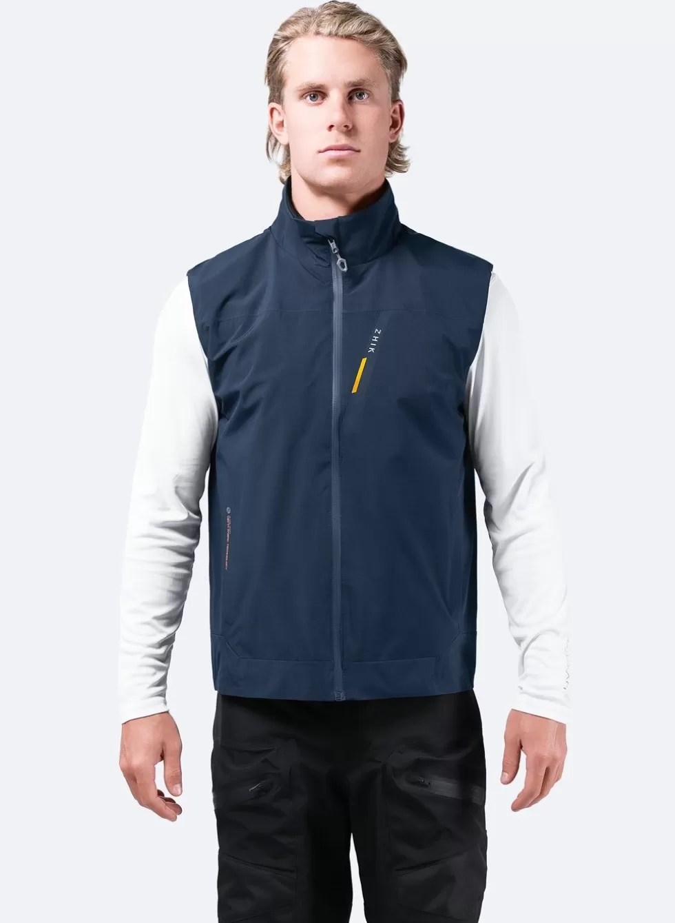 Gilet Donna Stile Nautico - Blu Navy con Design Funzionale Ins100 

(：，