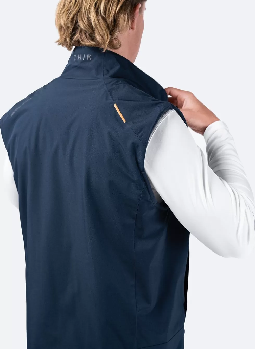 Gilet Impermeabile Donna Blu Marino Modello INS100 - Leggero e Antipioggia