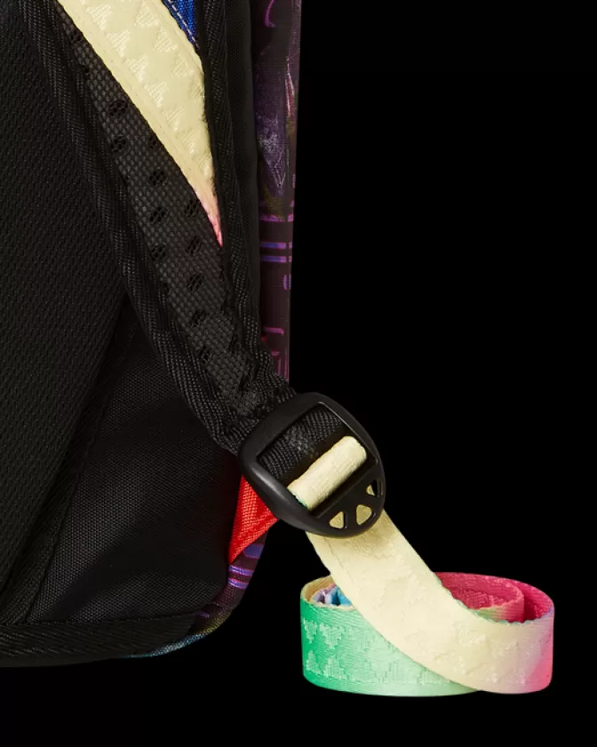 Zaino Sprayground Farfalle Fluorescenti - Design Unisex con Luci LED e Stampa 3D