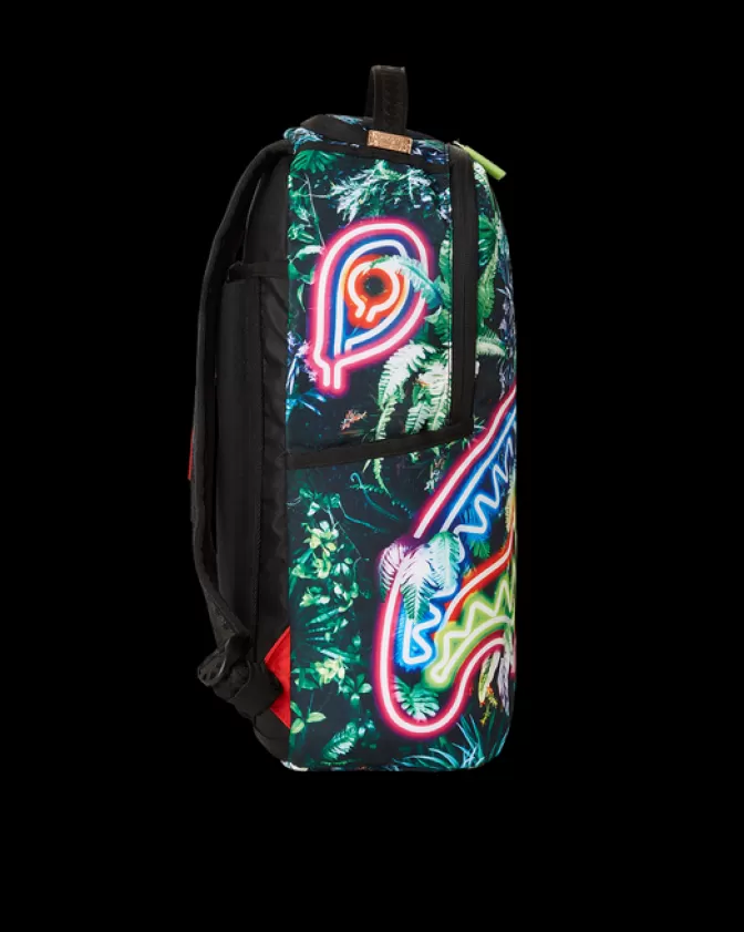 Zaino Sprayground - Edizione Foresta Neon: Design Futuristico con Trame Luminose