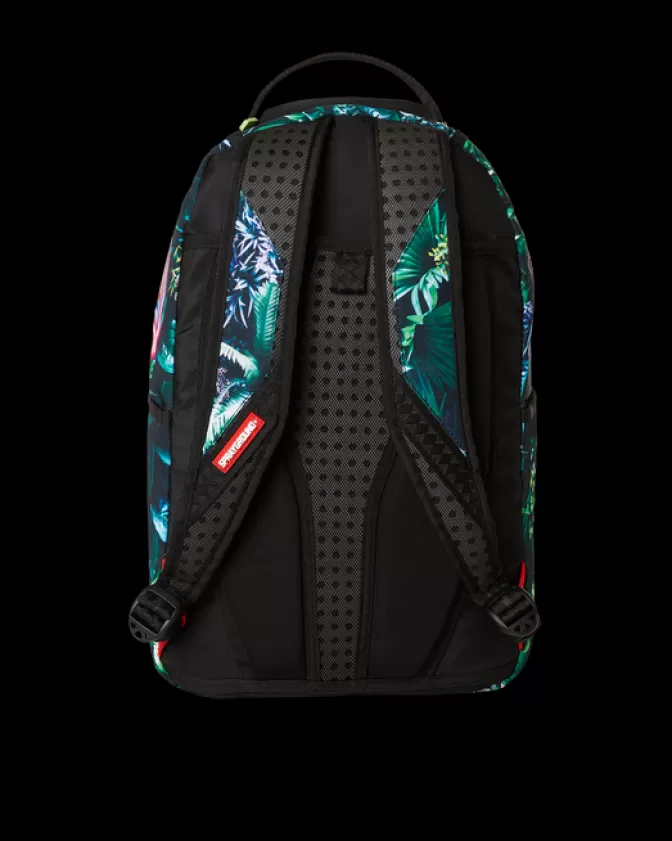 Zaino Sprayground - Edizione Foresta Neon: Design Futuristico con Trame Luminose