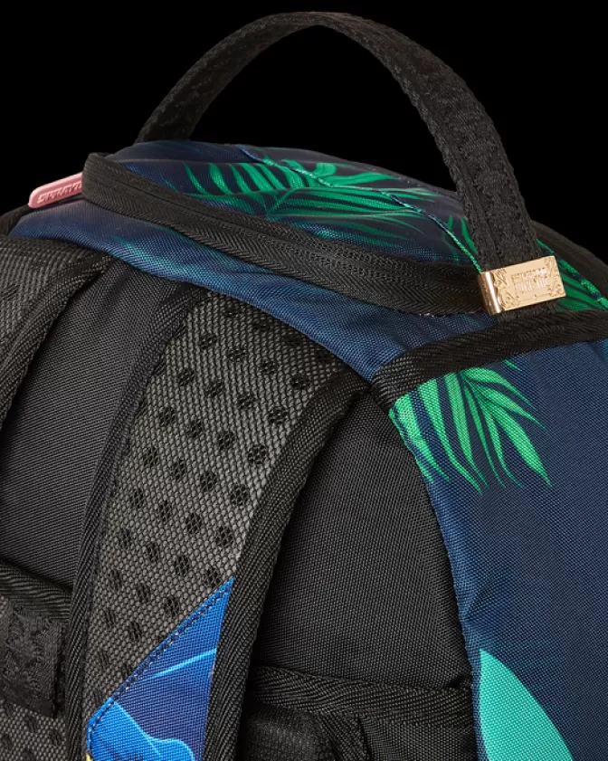 Zaino Sprayground - Edizione Foresta Neon: Design Futuristico con Trame Luminose