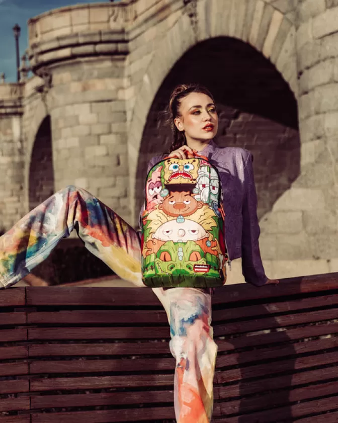 Zaini Sprayground x Nickelodeon - Impila e Porta! Design Modulare per Stile Streetwear Unico