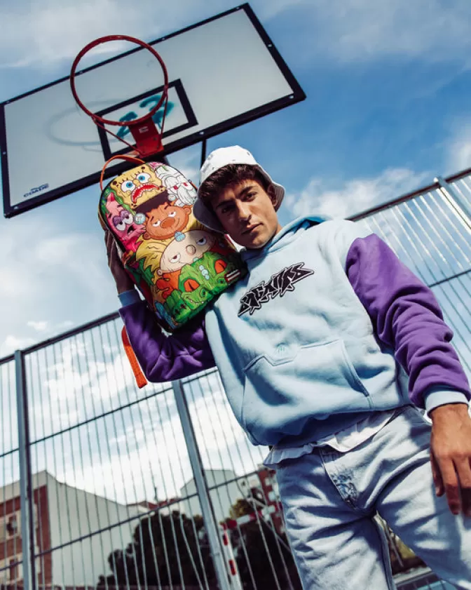 Zaini Sprayground x Nickelodeon - Impila e Porta! Design Modulare per Stile Streetwear Unico