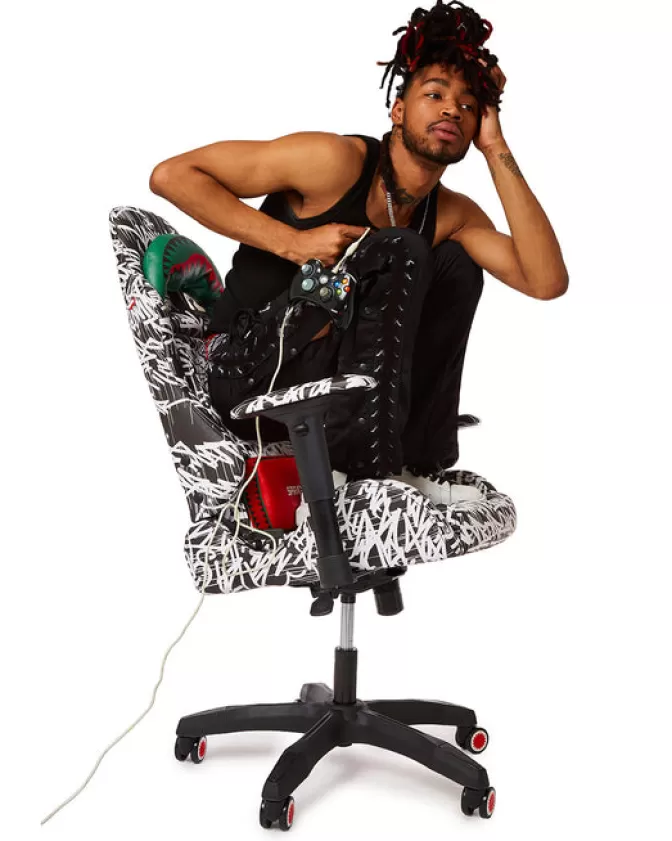 Sprayground Sedia Gaming con Visione Notturna - Edizione Limitata Esclusiva