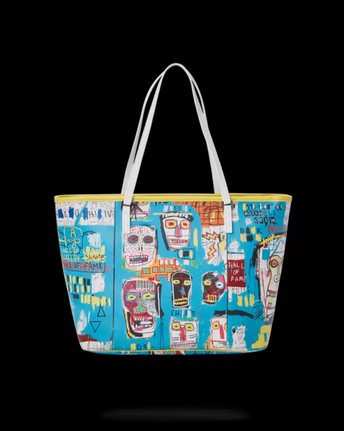 Borsa Sprayground Originale Basquiat x Mitchell Crew - Edizione 1983 con Stampa Artistica Esclusiva