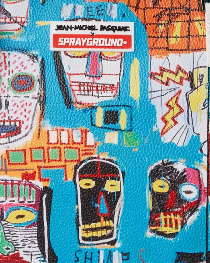 Borsa Sprayground Originale Basquiat x Mitchell Crew - Edizione 1983 con Stampa Artistica Esclusiva