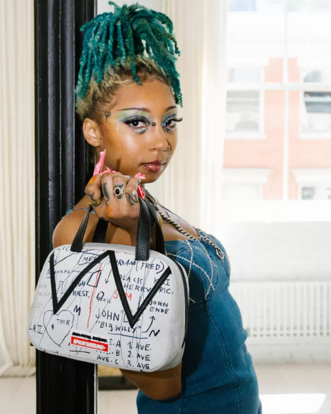 Sprayground Borsa Edizione Ufficiale Basquiat - Opera Senza Titolo 