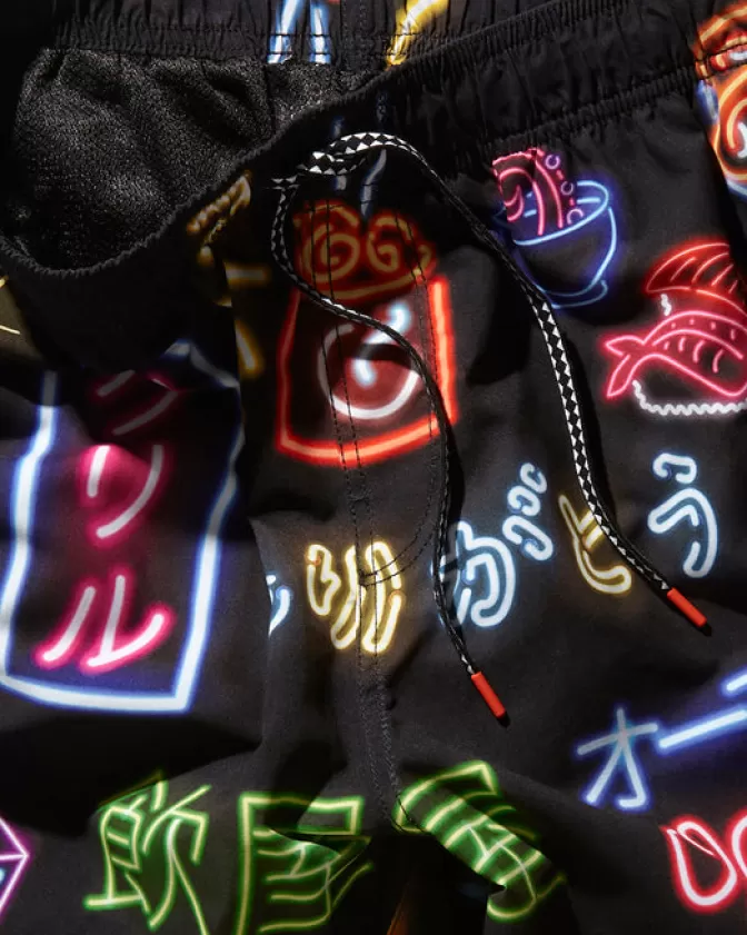 Sprayground Costumi da Bagno Uomo - Elasticizzati con Stampa Esclusiva Okinawa, Nuova Collezione 2024 per Nuoto e Tempo Libero
