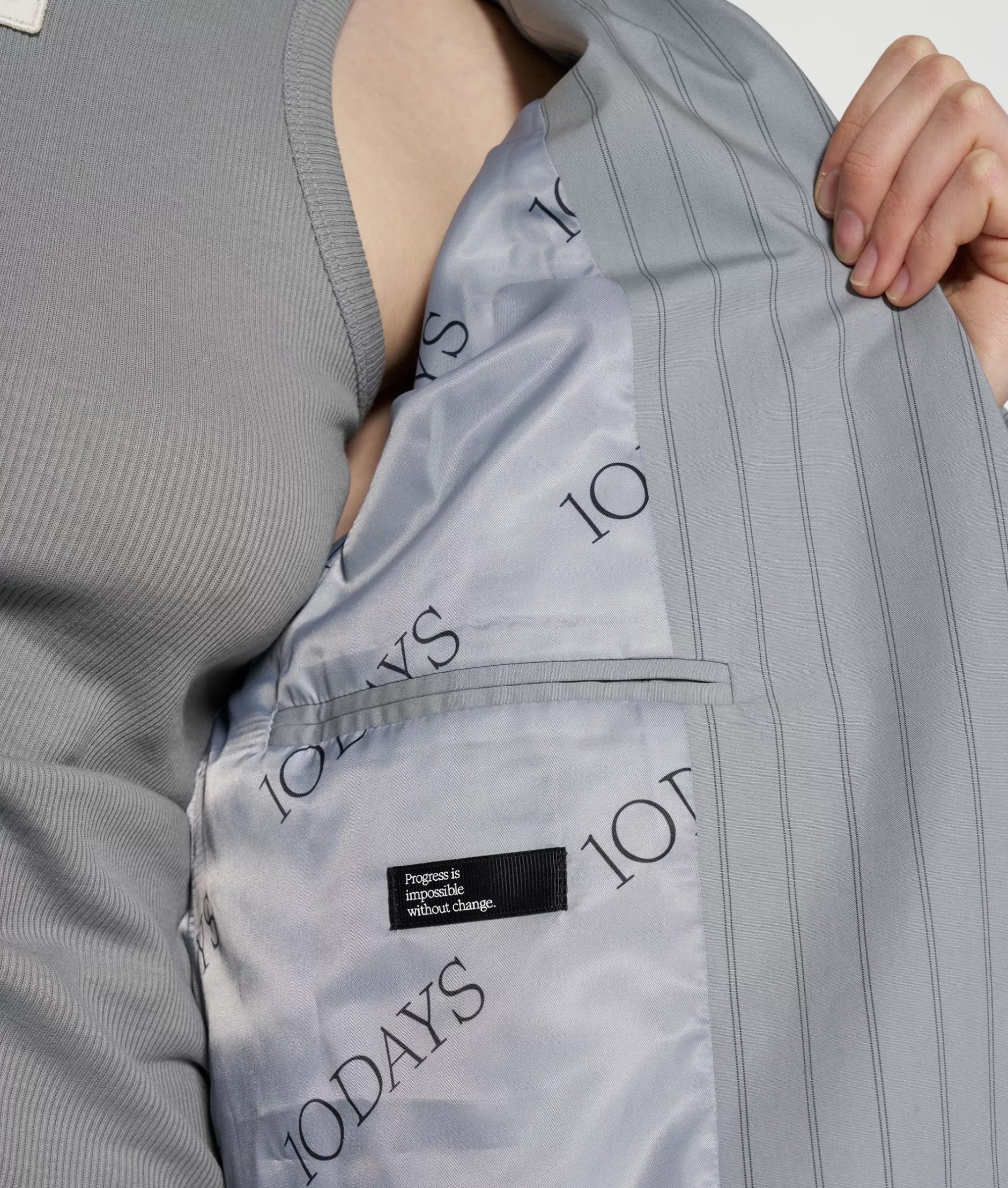 Giacca Elegante Donna 10DAYS - Stile Moderno A Righe Oversize