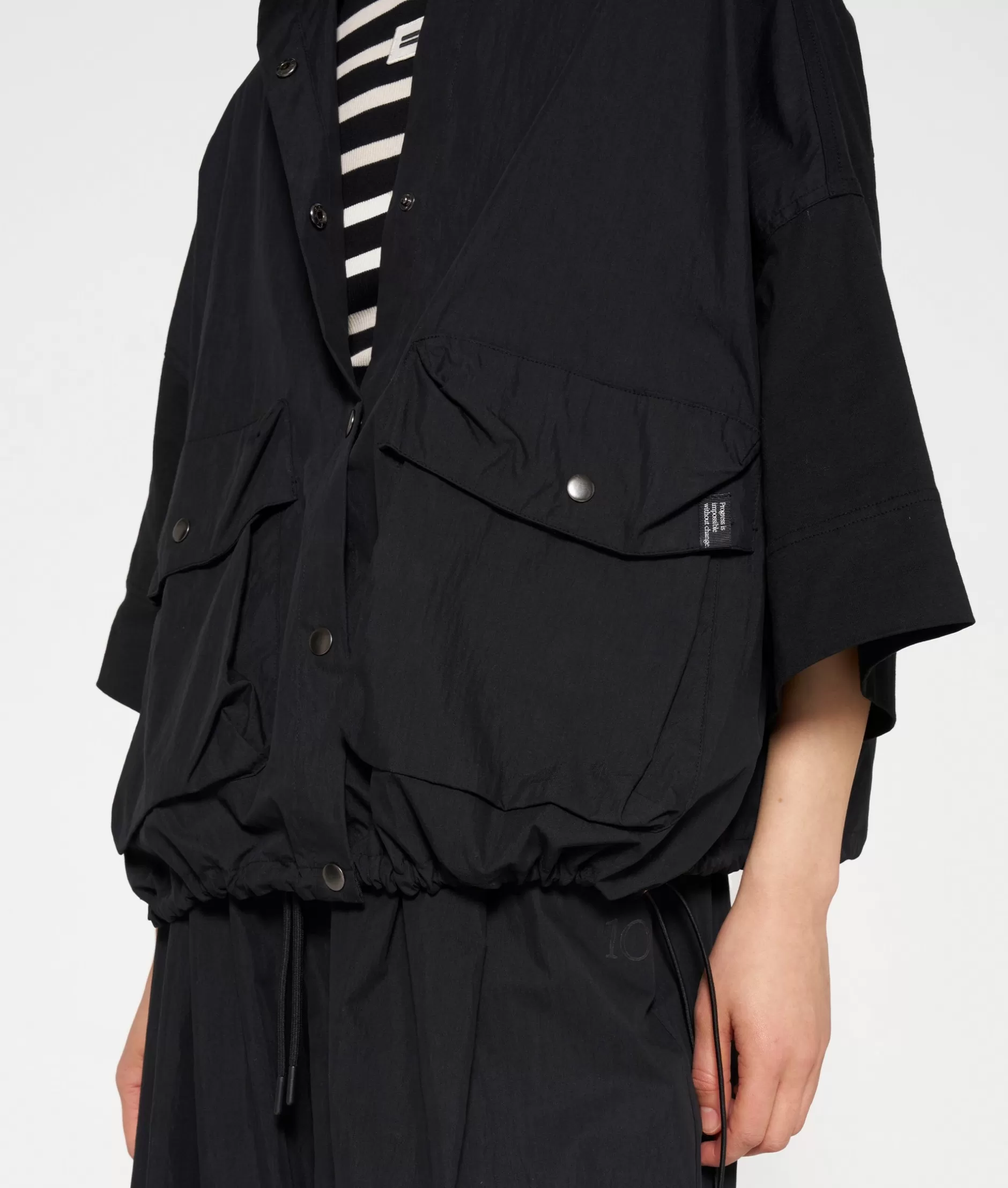 Giacca blazer donna 10DAYS - Stile oversize con camicia utility multifunzionale, perfetta per un look casual chic