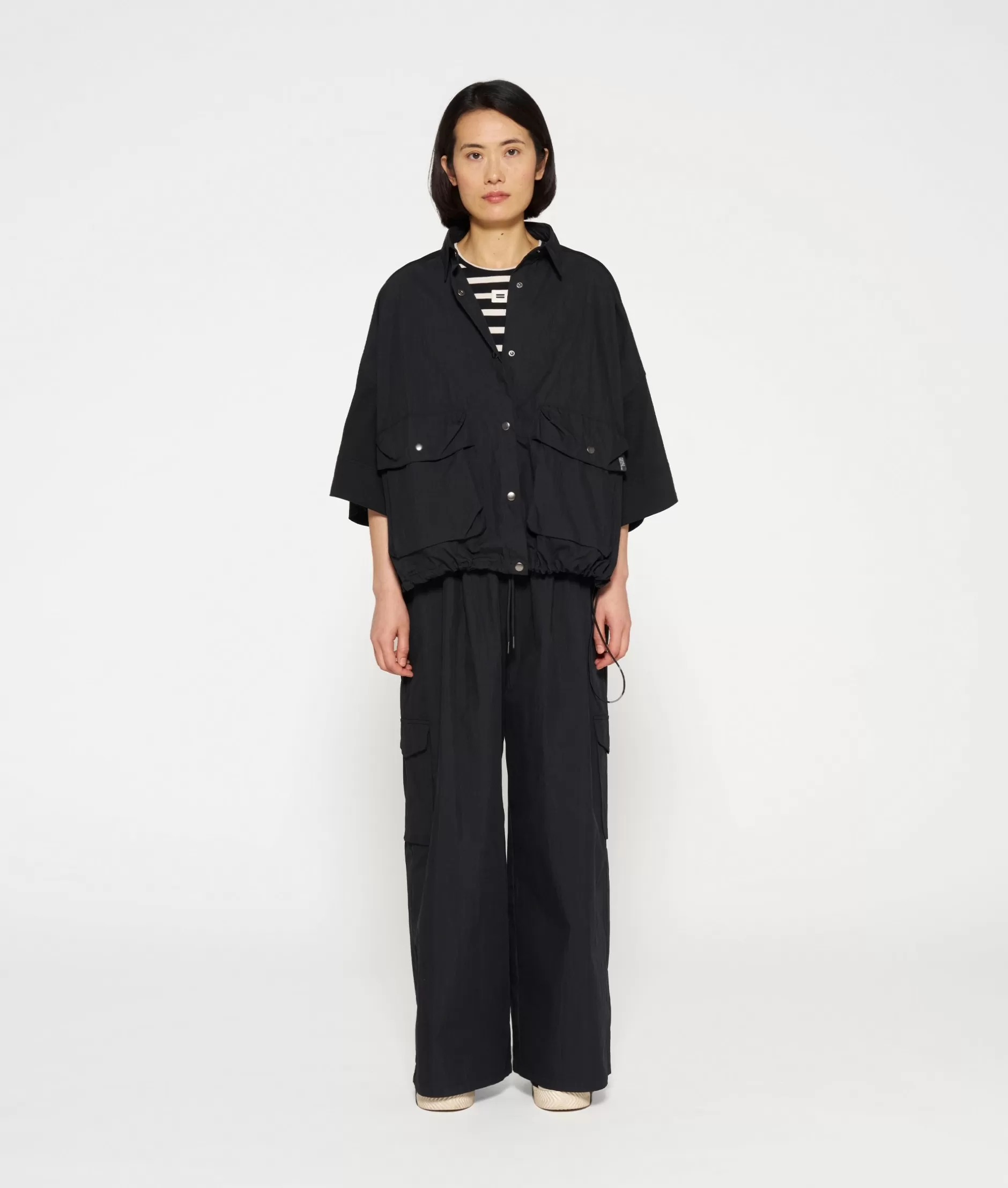 Giacca blazer donna 10DAYS - Stile oversize con camicia utility multifunzionale, perfetta per un look casual chic