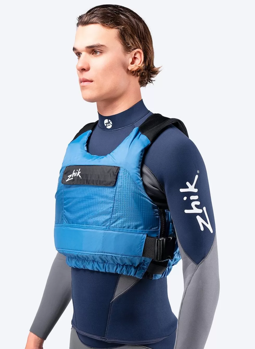 IsoCert Giubbotto Salvagente Donna P3 Premium - Certificazione Blu Marino Conforme agli Standard Internazionali