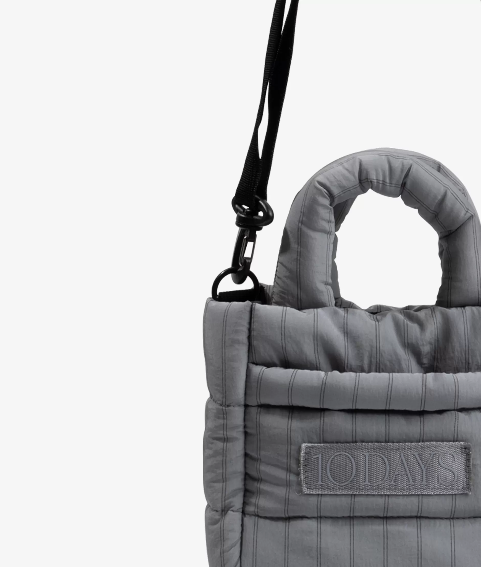 Borsa a Righe Sottili con Imbottitura - 10 Days Collezione Donna