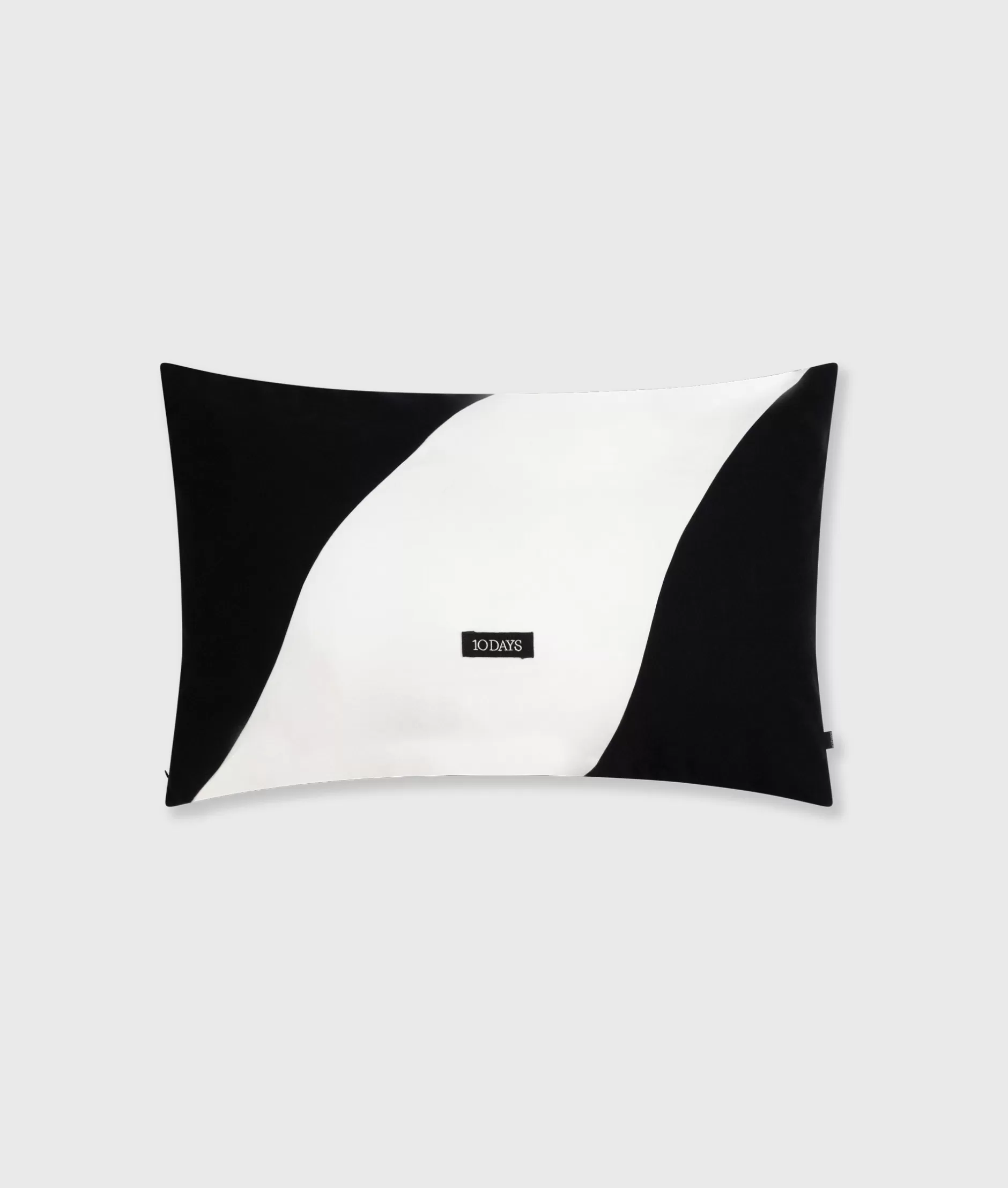 Fodera cuscino doppia riga moderna 40x60 cm - Design 10Days per letto matrimoniale 

(：Fodera cuscino matrimoniale con righe stilizzate - 40x60 cm in cotto resistente 10Days)