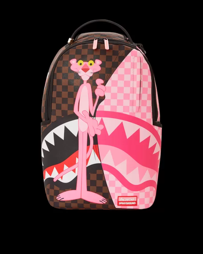 Zaino Sprayground Limited Edition Pink Panther - Design Esclusivo Rivelazione DLXV, Stile Streetwear Unico con Tema Iconico