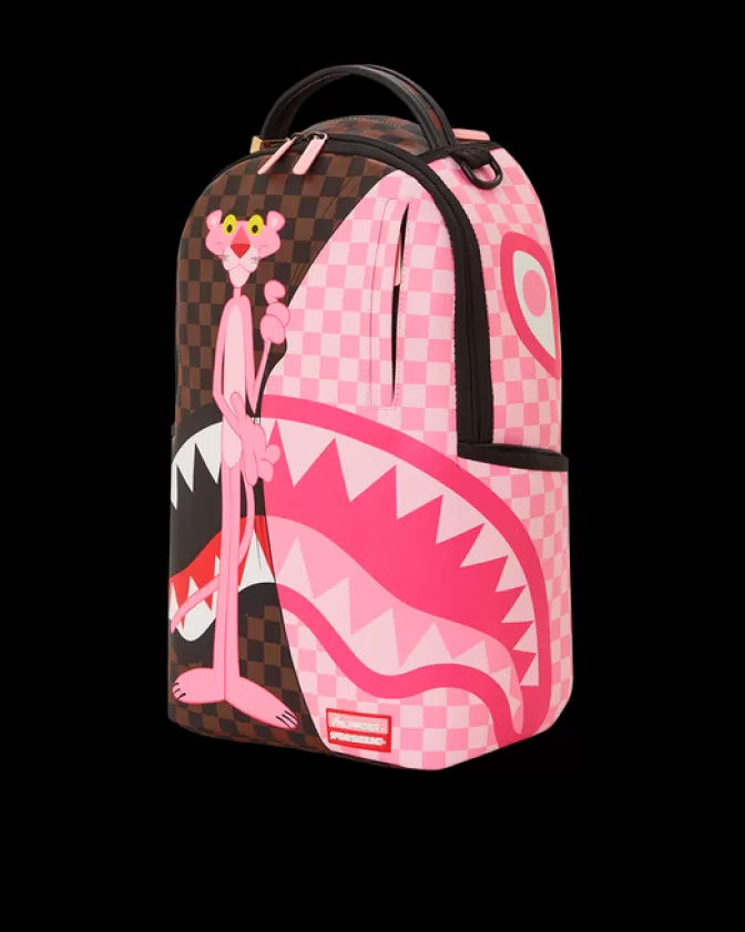 Zaino Sprayground Limited Edition Pink Panther - Design Esclusivo Rivelazione DLXV, Stile Streetwear Unico con Tema Iconico