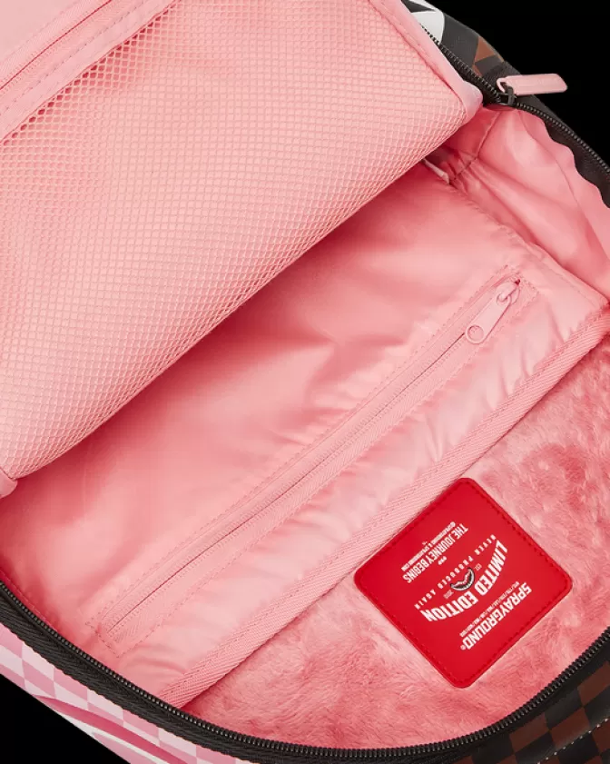 Zaino Sprayground Limited Edition Pink Panther - Design Esclusivo Rivelazione DLXV, Stile Streetwear Unico con Tema Iconico