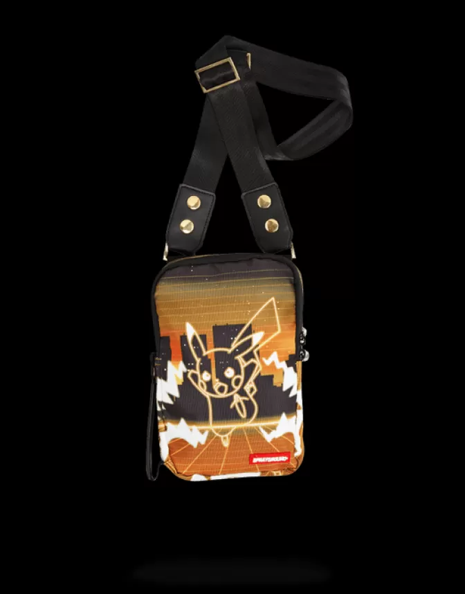 Sprayground - Borsa a Tracolla Neon per Fan di Pikachu | Stile Unico con Design Pokemon Brillante