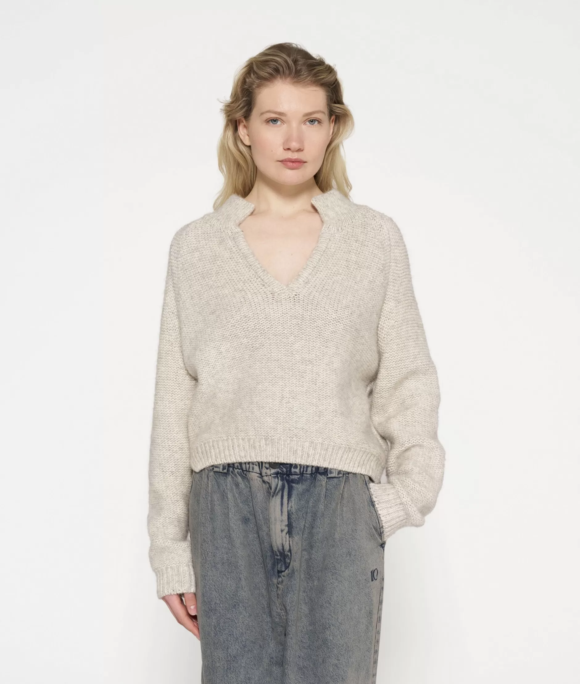 Maglione Polo Donna 10DAYS - Lavorato a Maglia Morbida per Stile Quotidiano
