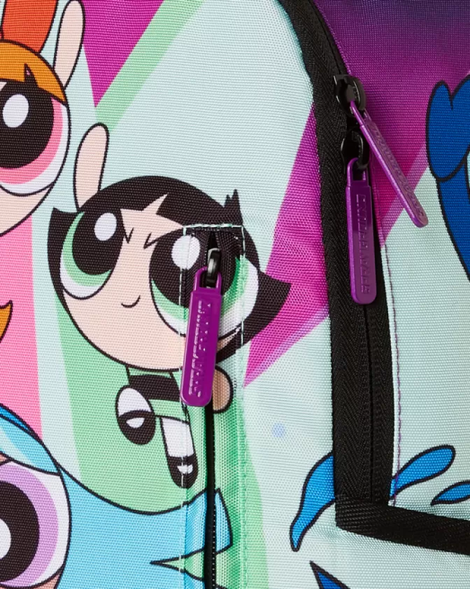 Zaino Sprayground Limited Edition Powerpuff Girls - Squalo Feroce con Design Grafico Originale e Stile Unico per Giovani Audaci