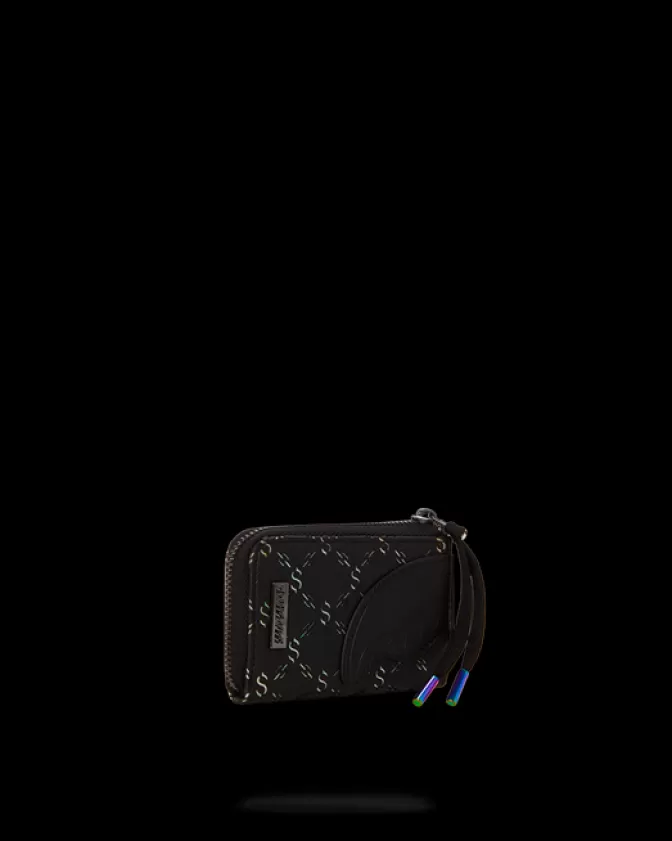 Sprayground Portafoglio Futuristico con Effetto Prisma Iridescente - Design Jet UltraSottile