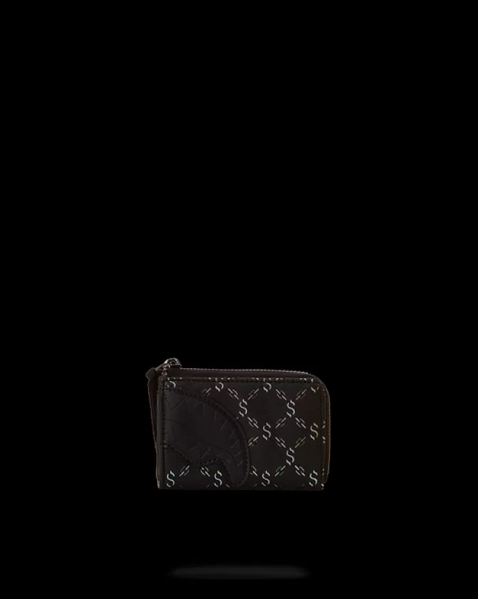 Sprayground Portafoglio Futuristico con Effetto Prisma Iridescente - Design Jet UltraSottile