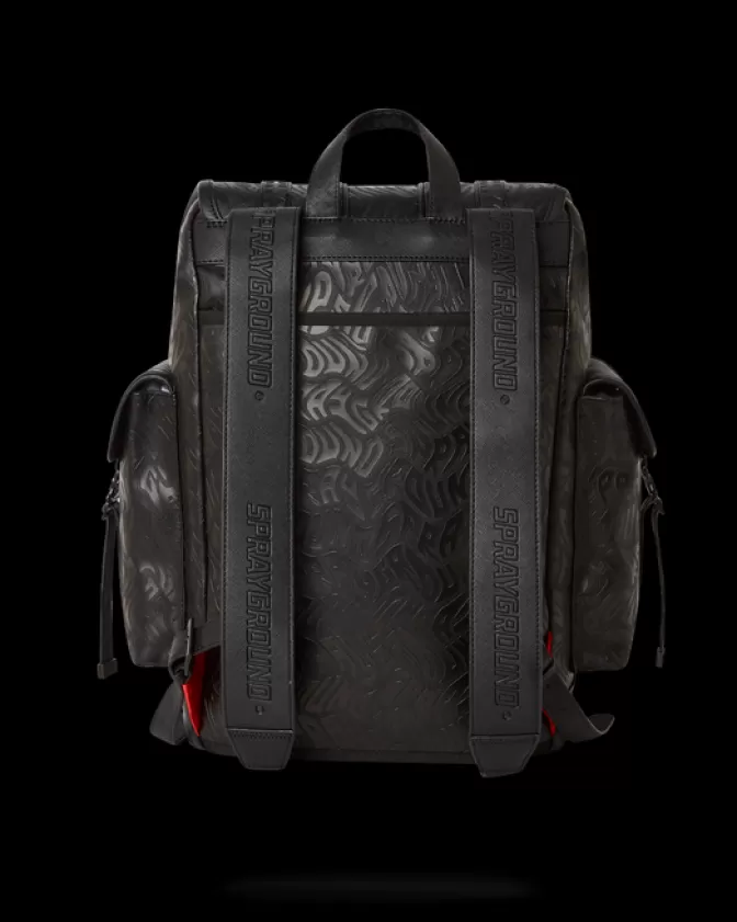 Sprayground Monte Carlo: Zaino Esclusivo Jet Privato - Collezione Stile Lusso per Viaggi Eleganti