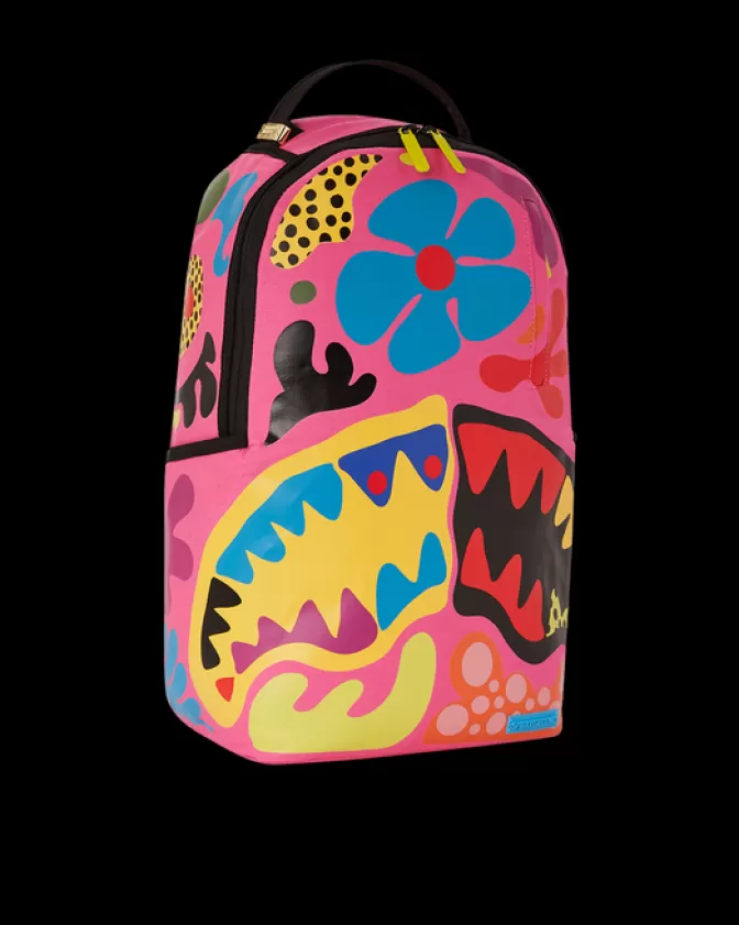Zaino Sprayground: Viaggio Psichedelico per Esploratori Urbani - Tracolla Unisex con Stampa Allucinante