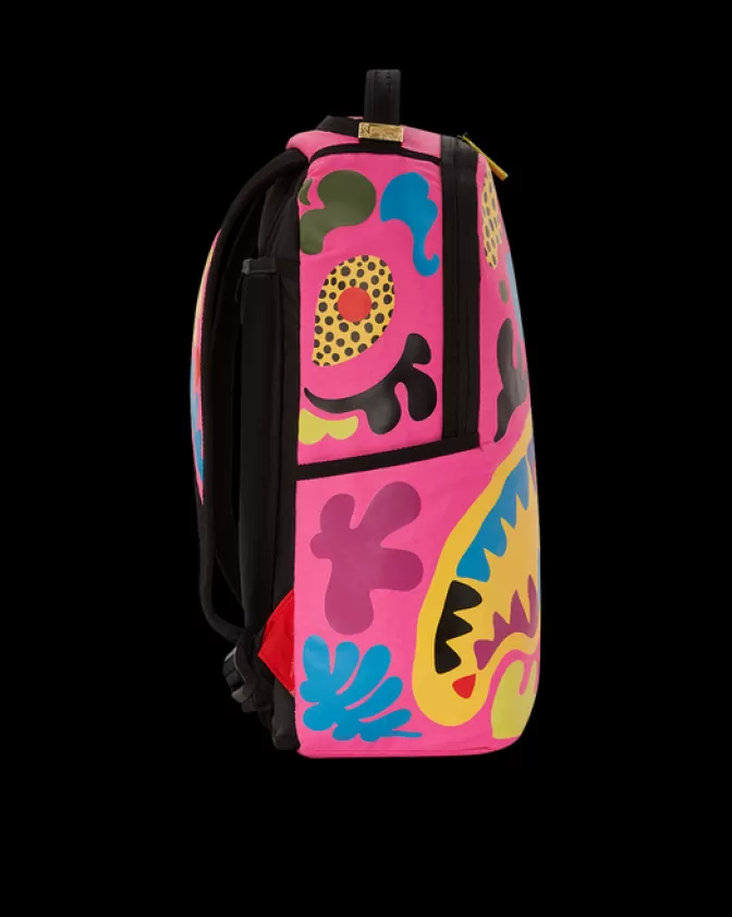 Zaino Sprayground: Viaggio Psichedelico per Esploratori Urbani - Tracolla Unisex con Stampa Allucinante