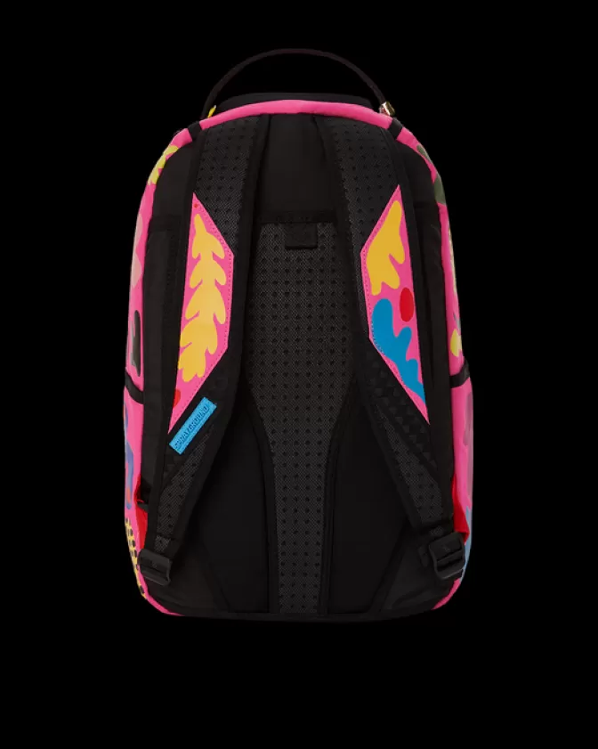 Zaino Sprayground: Viaggio Psichedelico per Esploratori Urbani - Tracolla Unisex con Stampa Allucinante