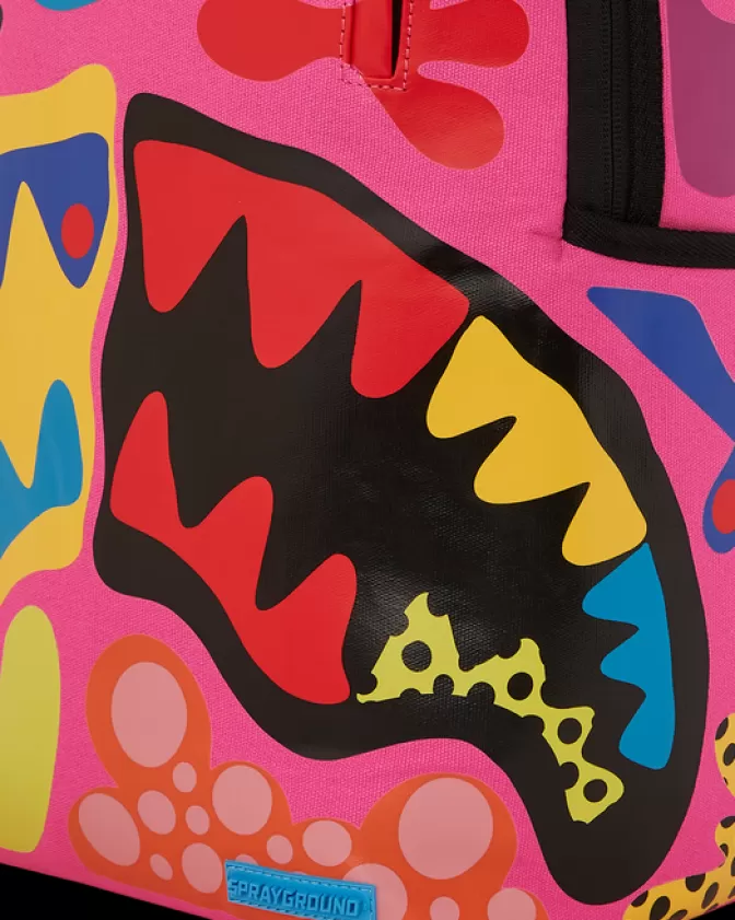 Zaino Sprayground: Viaggio Psichedelico per Esploratori Urbani - Tracolla Unisex con Stampa Allucinante